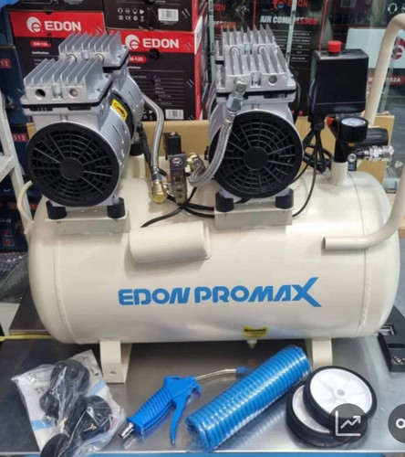 کمپرسور ۵۰ لیتری سایلنت دو موتوره ادون Edon
